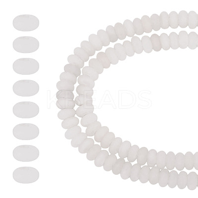 1 Strand Natural White Jade Beads Strands G-TA0002-79-1