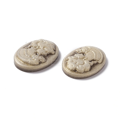 Cameos Opaque Resin Cabochons RESI-C016-01A-1