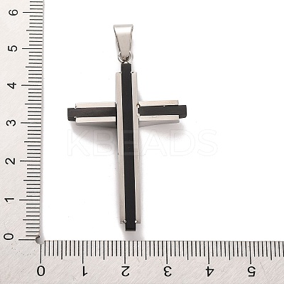 PVD Vacuum Plating 304 Stainless Steel Pendants STAS-Z080-07EB-1
