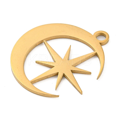 Ion Plating(IP) 304 Stainless Steel Pendants STAS-B056-26G-04-1