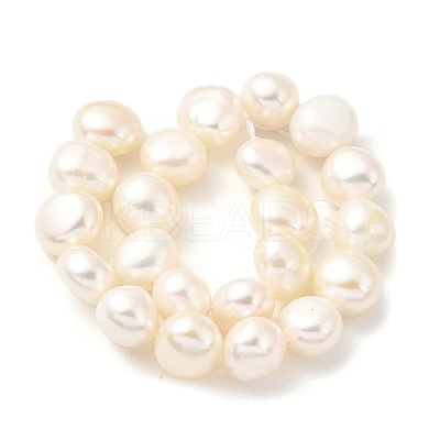 Natural Cultured Freshwater Pearl Beads Strands PEAR-A006-09I-X-1