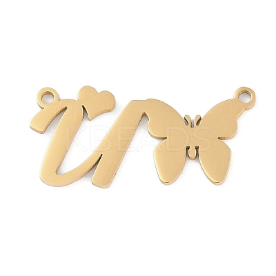 304 Stainless Steel Pendants STAS-L279-002G-U-1