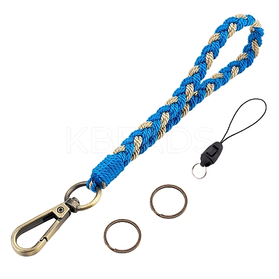 Boho Macrame Wristlet Keychain Keying KEYC-SW00004-02-1