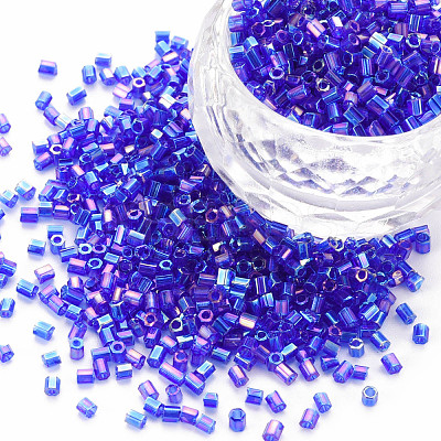 Glass Bugle Beads SEED-S032-10A-168-1
