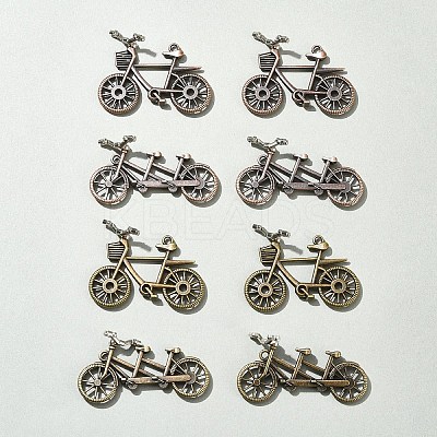 8Pcs 4 Styles Tibetan Style Alloy Pendants FIND-FS0002-59-1
