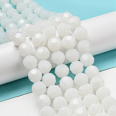 Imitation Jade Glass Beads Stands EGLA-A035-J10mm-D05-1