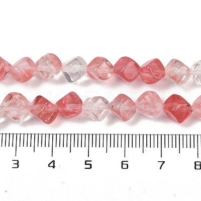 Cherry Quartz Glass Beads Strands G-A257-A08-01-1