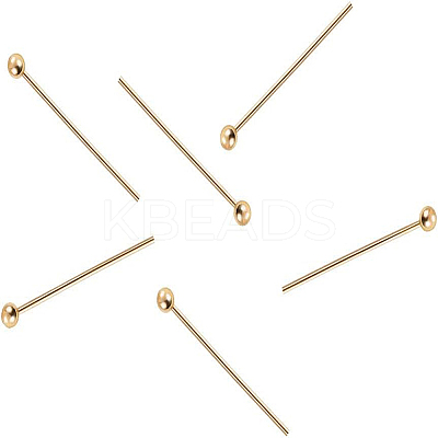 Brass Ball Head Pins KK-BC0003-99-0.6x20-1