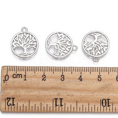 Eco-Friendly Rack Plating Brass Tree of Life Pendants LS-X-KK-I606-42P-NR-1