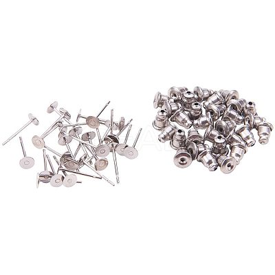 304 Stainless Steel Earring Findings Sets STAS-PH0010-26P-1