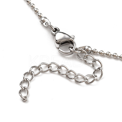 Brass Ball Chain Necklaces NJEW-JN02912-04-1