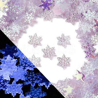Luminous & Electroplate Resin Decoden Cabochons RESI-Z032-01C-1