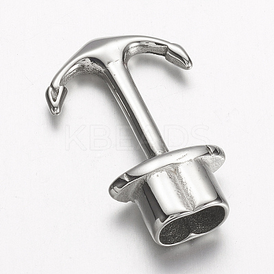 Non-Tarnish 304 Stainless Steel Anchor Hook Clasps LS-STAS-D166-98P-1