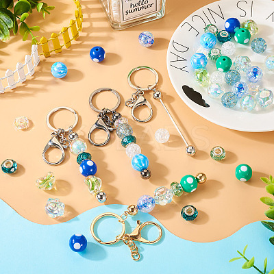 DIY Beadable Keychain Making Kit DIY-TA0006-01-1