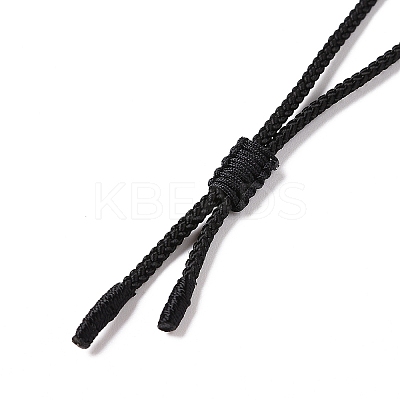 Gemstone Pendant Necklace with Nylon Cord for Women G-A210-04-1