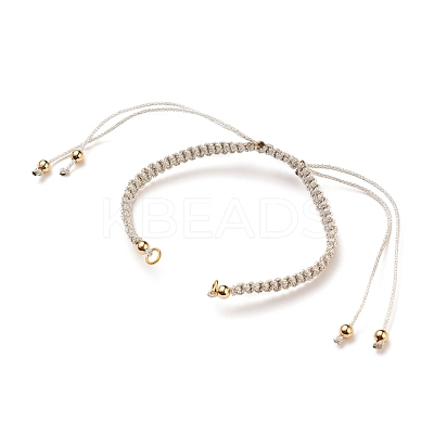 Adjustable Braided Polyester Cord Bracelet Making AJEW-JB00760-01-1