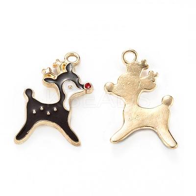 Alloy Enamel Pendants ENAM-N054-012A-1
