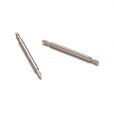 Tarnish Resistant Stainless Steel Double Flanged Spring Bar Watch Strap Pins LS-STAS-M231-05-1