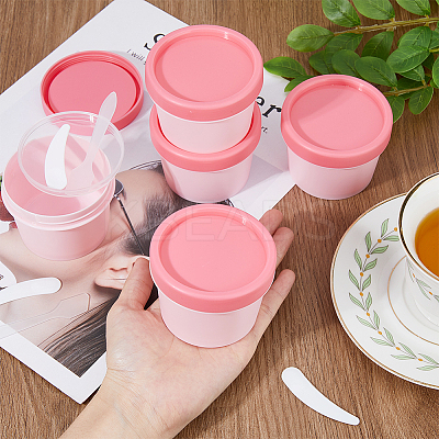 12Pcs Empty PP Plastic Facial Mask Cosmetic Cream Jars DIY-BC0012-81A-1