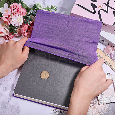 Elastic Cloth Book Cover AJEW-WH0696-009F-1