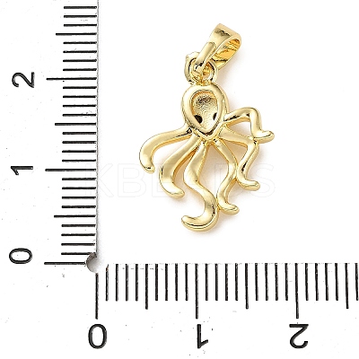 Brass Micro Pave Cubic Zirconia Pendants LS-KK-I383-07G-02-1