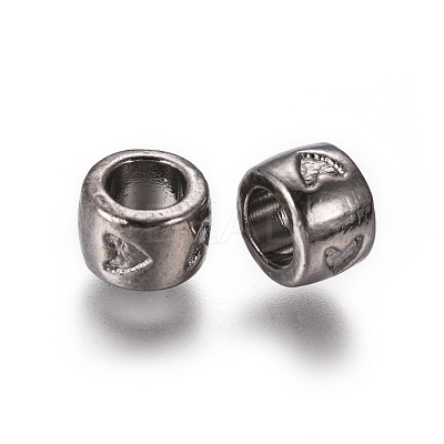 Metal Alloy European Beads X-BLF8275Y-1