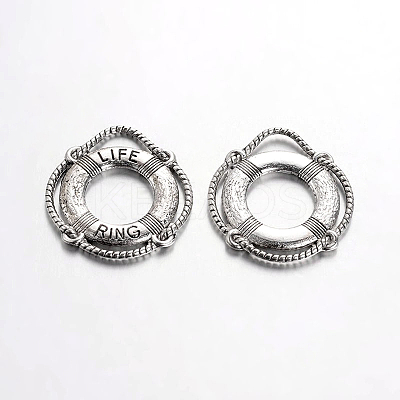 Tibetan Style Alloy Pendants TIBEP-0803-S-LF-1