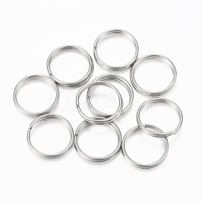 Tarnish Resistant 304 Stainless Steel Split Rings A-STAS-H413-05P-D-1