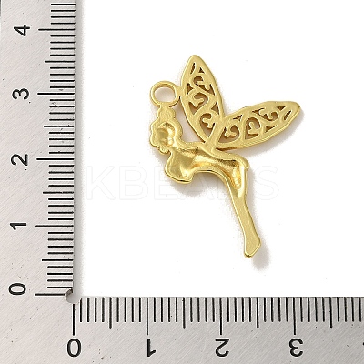 304 Stainless Steel Pendants STAS-Q322-07G-1