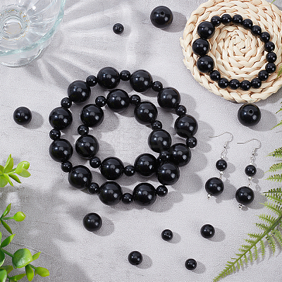 4 Style Opaque Acrylic Beads SACR-PH0001-03-1