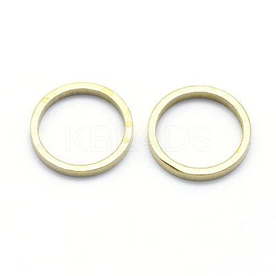 Brass Linking Rings KK-P119-20-10mm-RS-1
