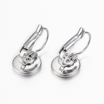 Tarnish Resistant 304 Stainless Steel Leverback Earring Findings STAS-H423-04P-1