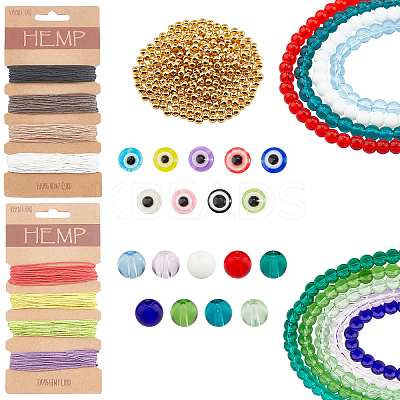 401Piece DIY Evil Eyes Themed Jewelry Set Making Kits DIY-PH0002-16-1