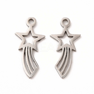 Non-Tarnish 201 Stainless Steel Pendants LS-STAS-E188-04P-1