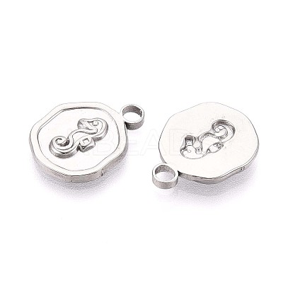 Non-Tarnish 304 Stainless Steel Pendants STAS-F282-07P-1