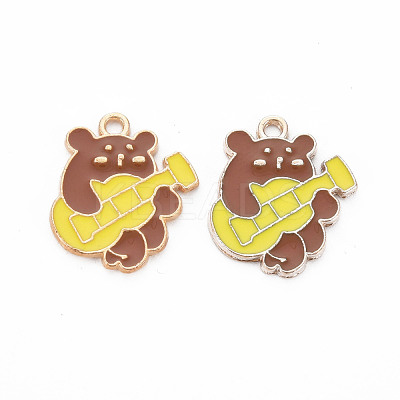 Alloy Enamel Pendants ENAM-N054-65D-NR-1