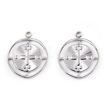 Non-Tarnish 304 Stainless Steel Pendants STAS-A066-06P-1
