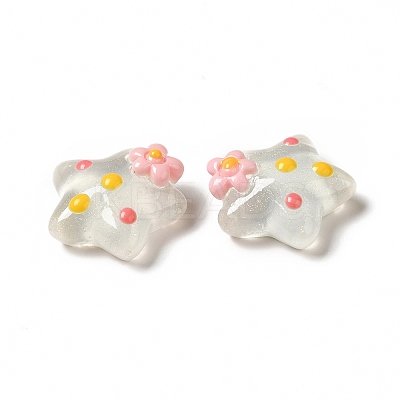 Translucent Resin Cabochons LS-RESI-E034-01D-1