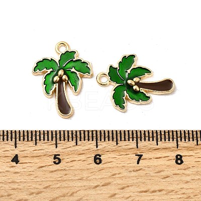 Alloy Enamel Pendants FIND-I051-01G-01-1