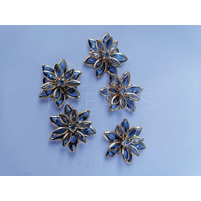Acrylic Rhinestone Cabochons LS-OHAR-PW0010-02G-1