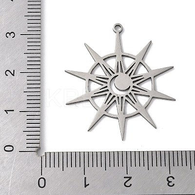 201 Stainless Steel Pendants STAS-K298-07P-1