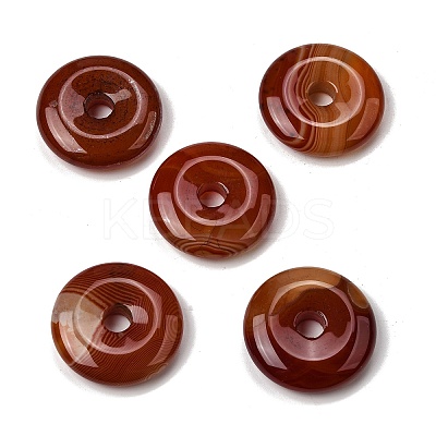 Natural Red Agate Pendants G-F820-13A-07-1