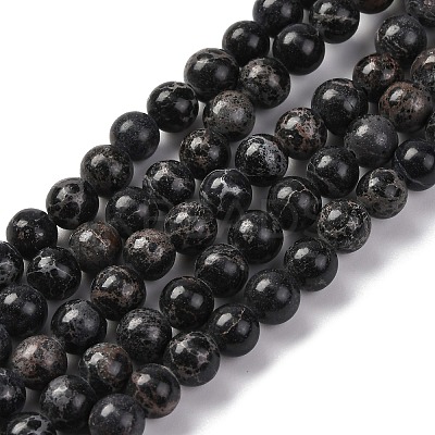 Dyed Natural Regalite/Imperial Jasper/Sea Sediment Jasper Beads Strands G-B124-C02-05-1