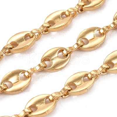Ion Plating(IP) 304 Stainless Steel Coffee Bean Chains CHS-G011-14G-1