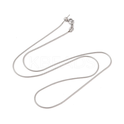 304 Stainless Steel Snake Chain Necklace STAS-M065-20P-1