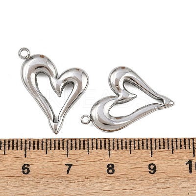 304 Stainless Steel Pendants STAS-L303-06P-1