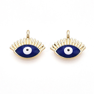 Alloy Enamel Pendants ENAM-T020-109B-1