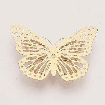 Brass Filigree Joiners Links KK-R082-02LG-1