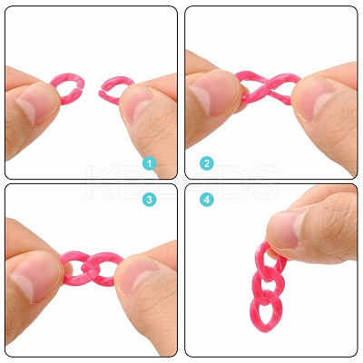 DIY Masks Chains Making Kits DIY-YW0002-74E-1