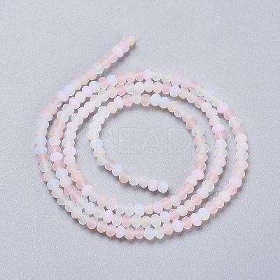 Faceted Glass Beads Strands X-GLAA-F106-B-F11-1